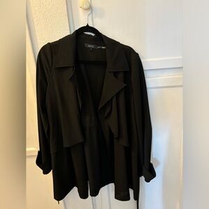 Women’s black polyester blazer size L